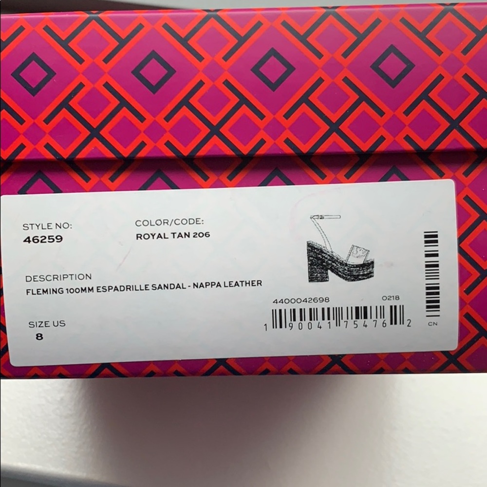 Super cute summer Tory Burch Espadrilles like new! - Picture 7 of 8